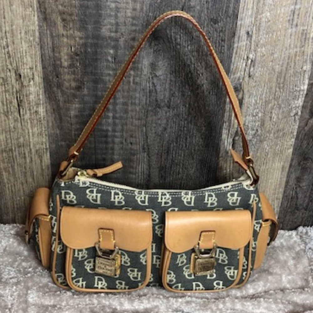 SOLD! Vintage Dooney & Bourke Double Lock Satchel